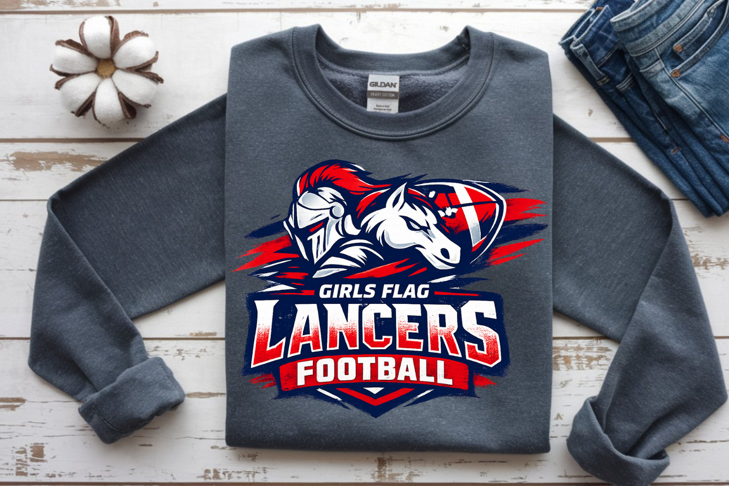 Girls Flag Football DTF Transfer