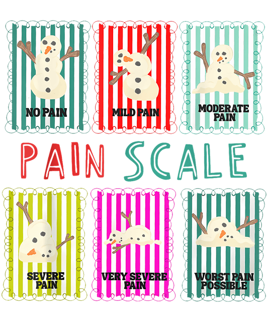 Pain Scale DTF Transfer