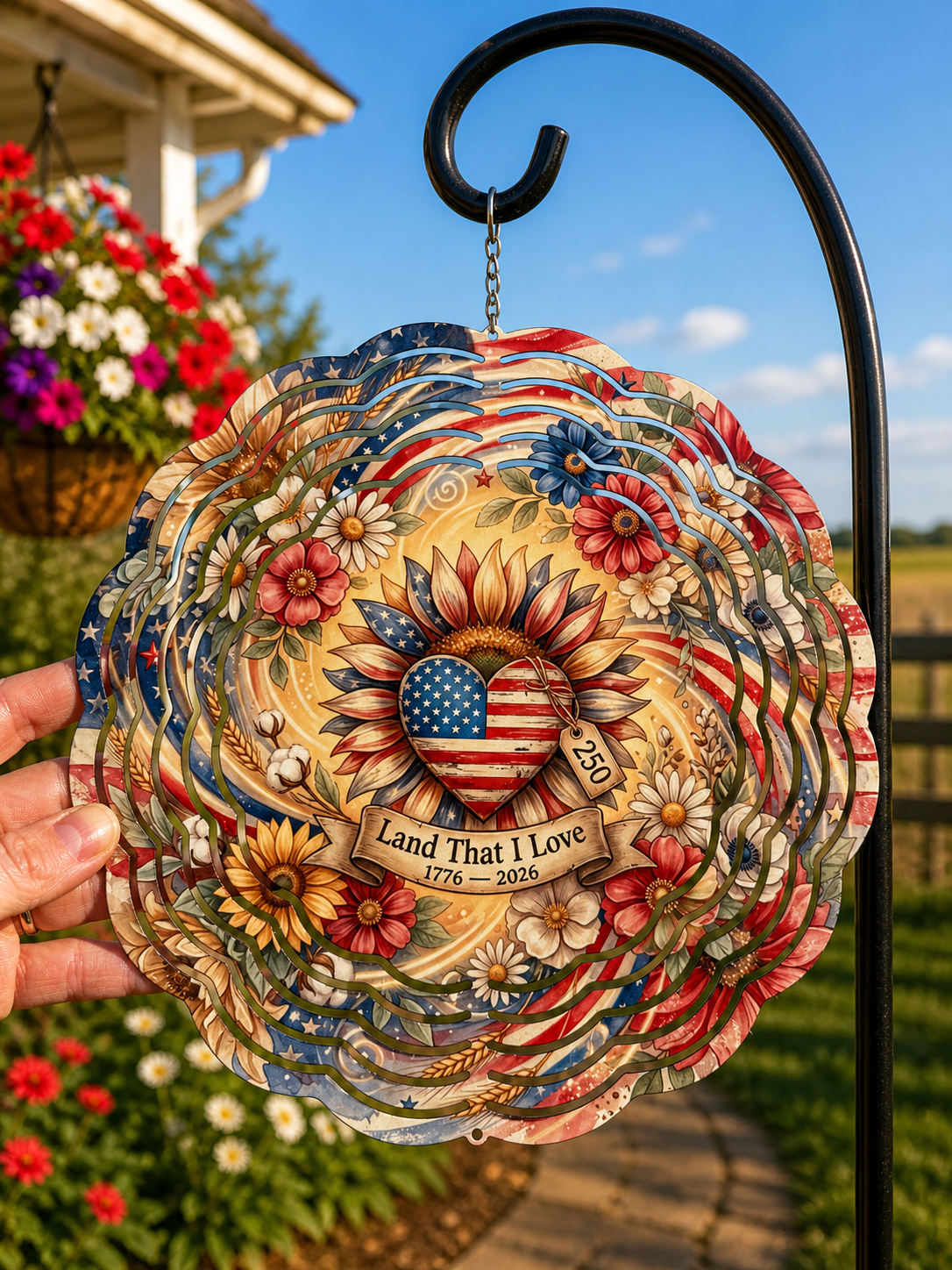 Sublimation Metal Wind Spinners