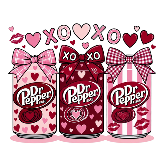 XOXO Dr. Pepper DTF Transfer