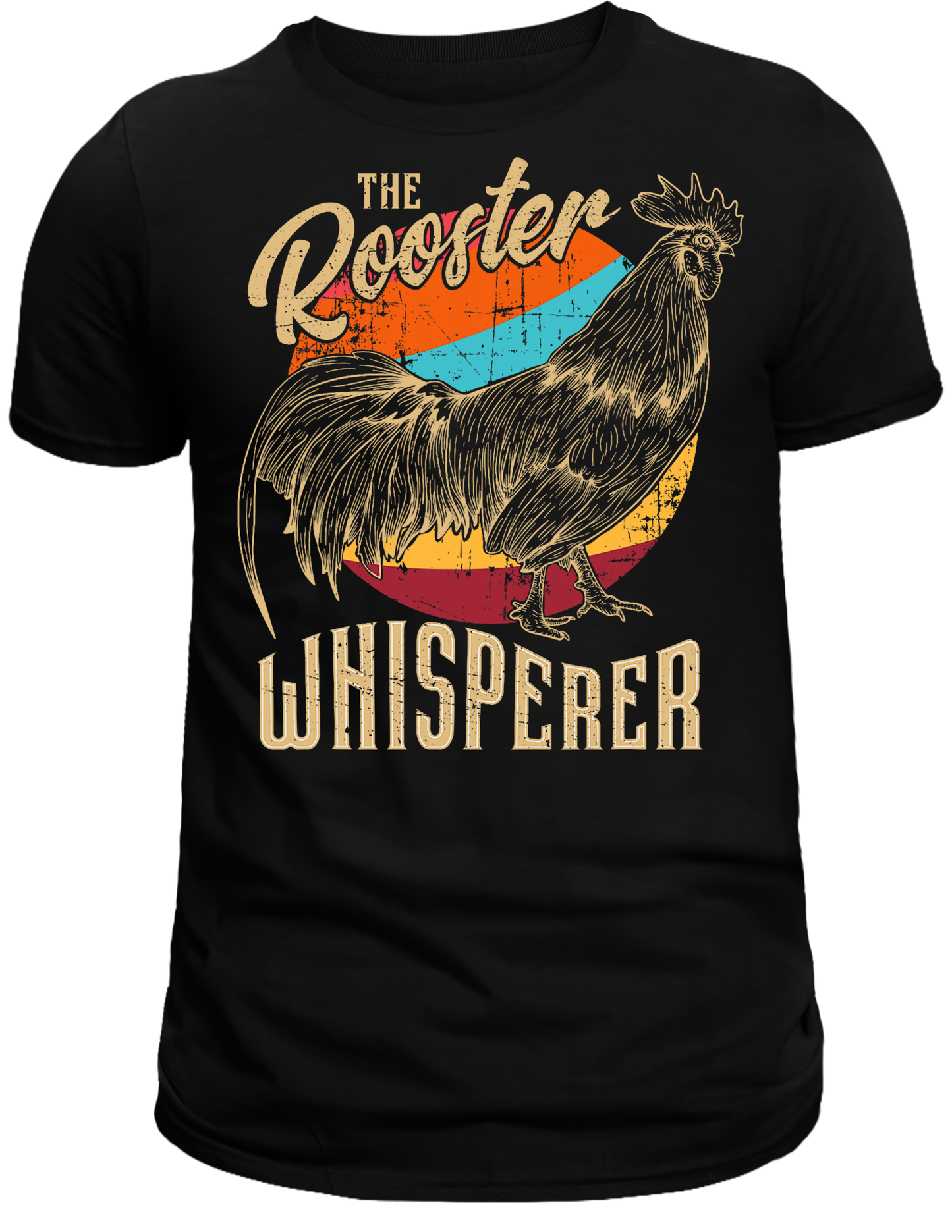 The Rooster Whisper DTF Transfer
