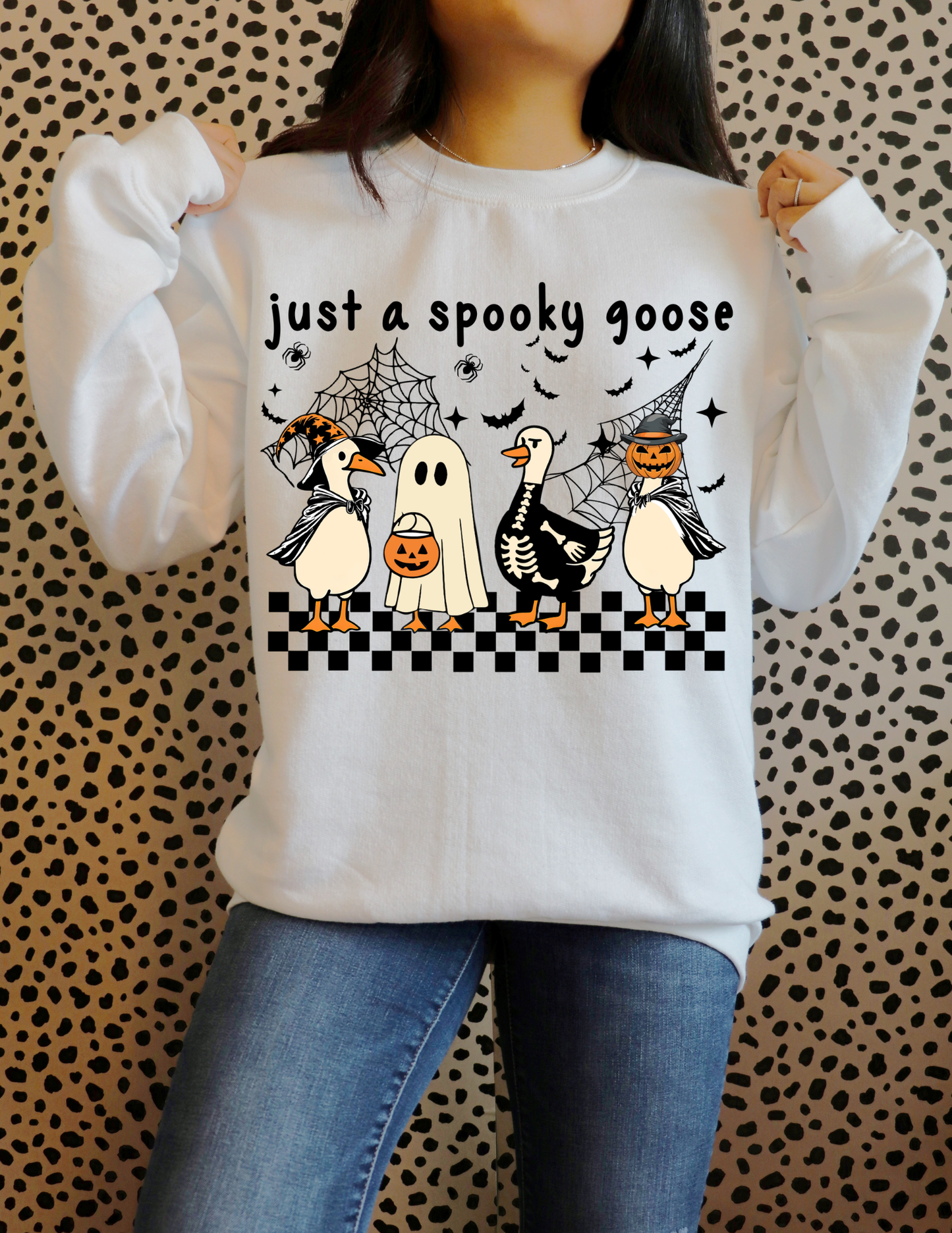 Just a Spooky Goose DTF Transfer