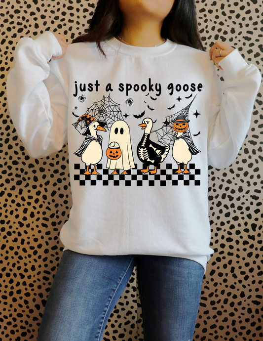 Just a Spooky Goose DTF Transfer