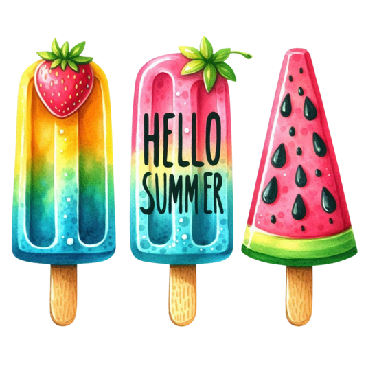 Hello Summer DTF Transfer