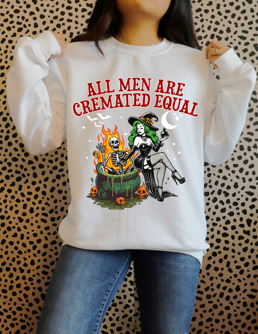 All men are cremated equal DTF Transfer