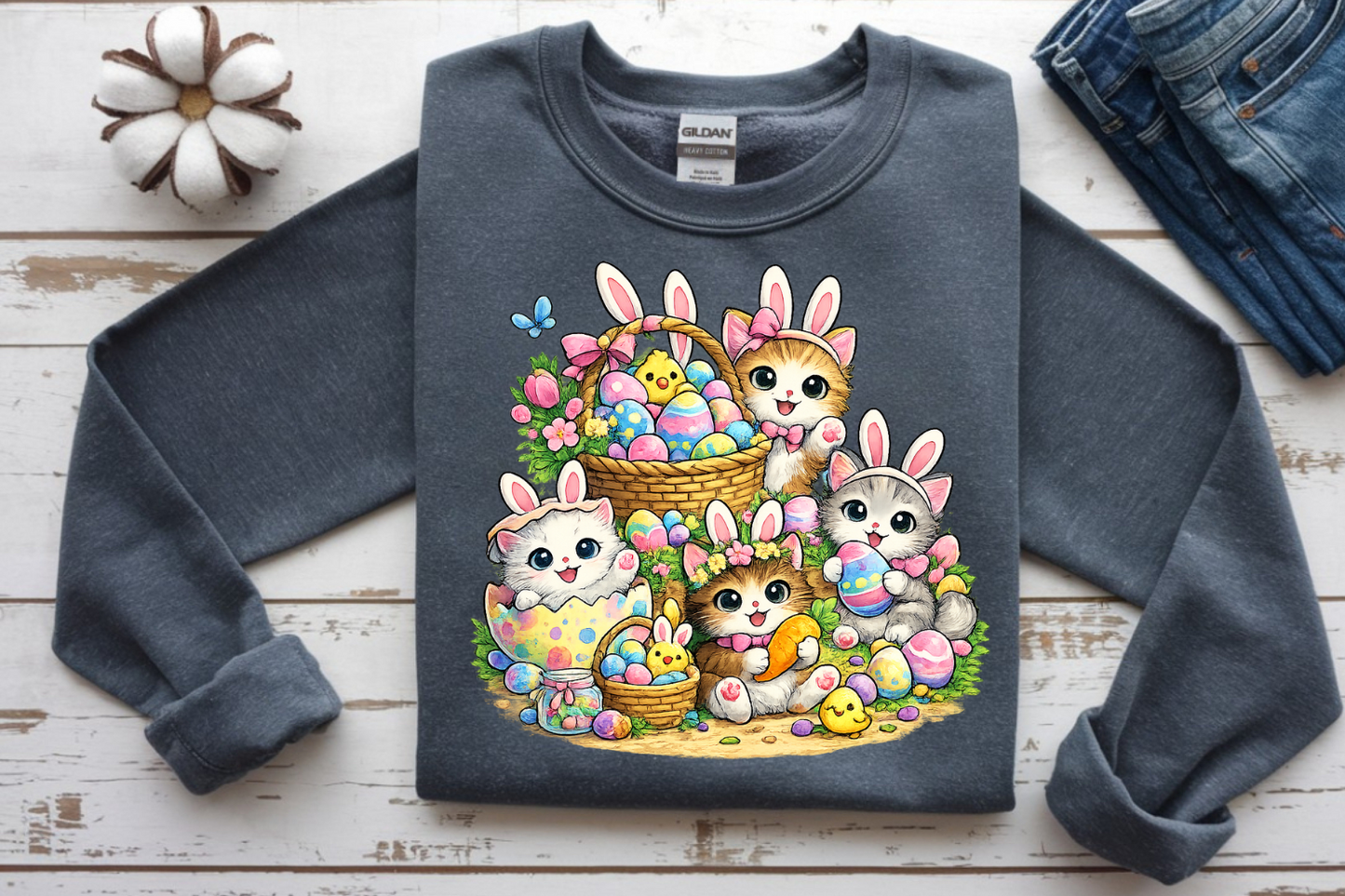 Easter Kittens DTF Transfer
