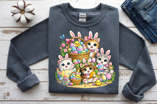 Easter Kittens DTF Transfer