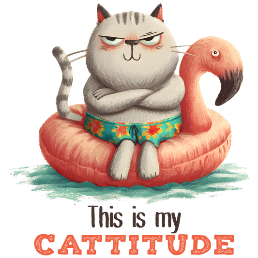 This is my Cattitude DTF Transfer