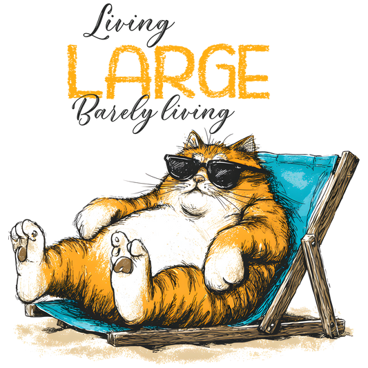 Living LARGE barley living DTF Transfer