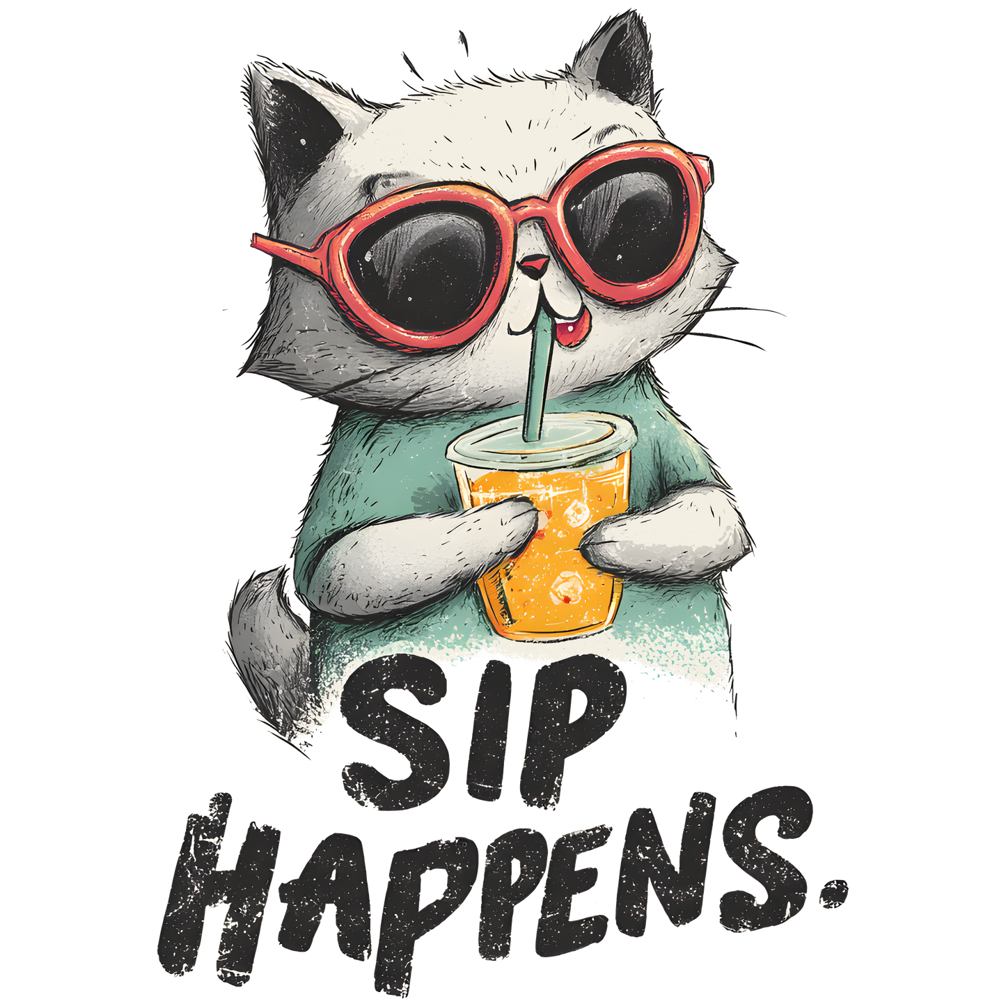 Sip Happens DTF Transfer