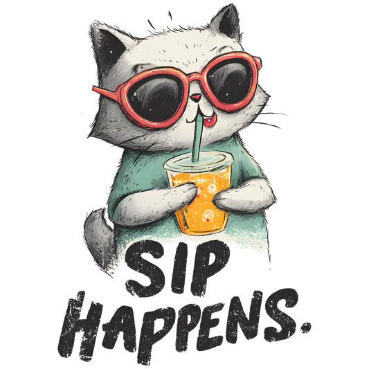 Sip Happens DTF Transfer