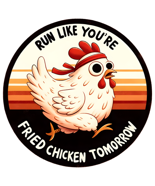 Run like your Fried chicken DTF Transfer