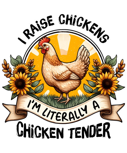 I raise chickens, Chicken tender DTF Transfer