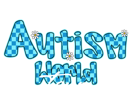 Autism Tour (white lettering) DTF Transfer