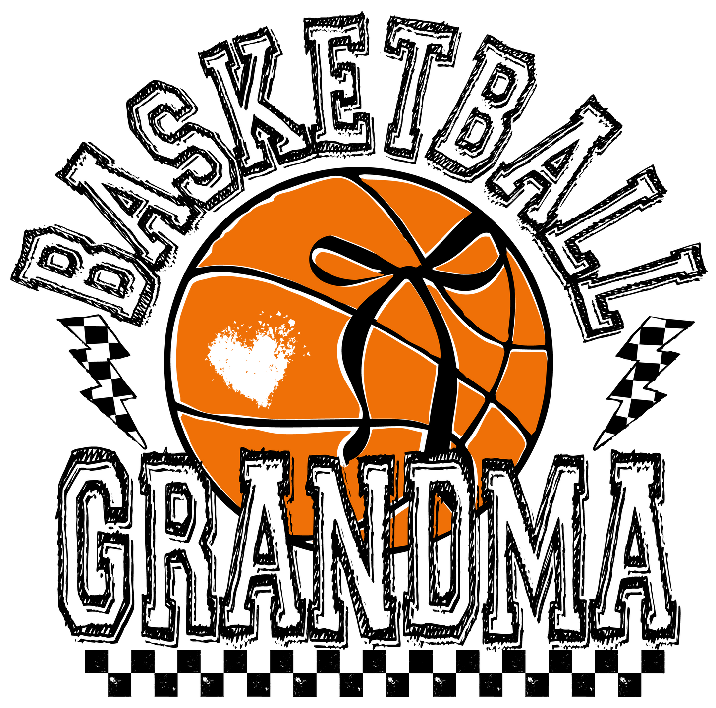 Basketball Grandam DTF Transfer
