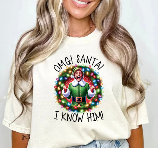 OMG Santa I know him! T-Shirt