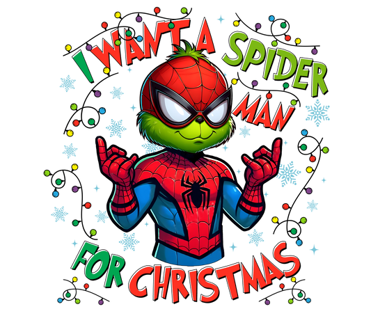 Spiderman DTF Transfer