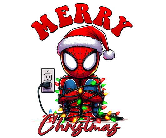 Spiderman christmas DTF Transfer