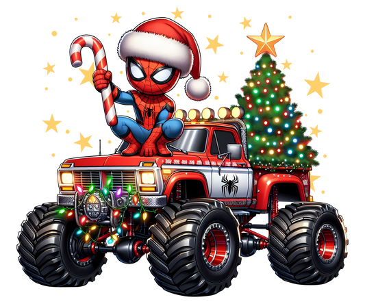Spiderman Christmas DTF Transfer