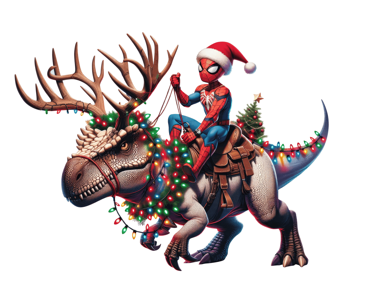 Spiderman Christmas DTF Transfer