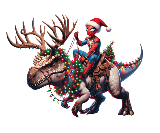 Spiderman Christmas DTF Transfer