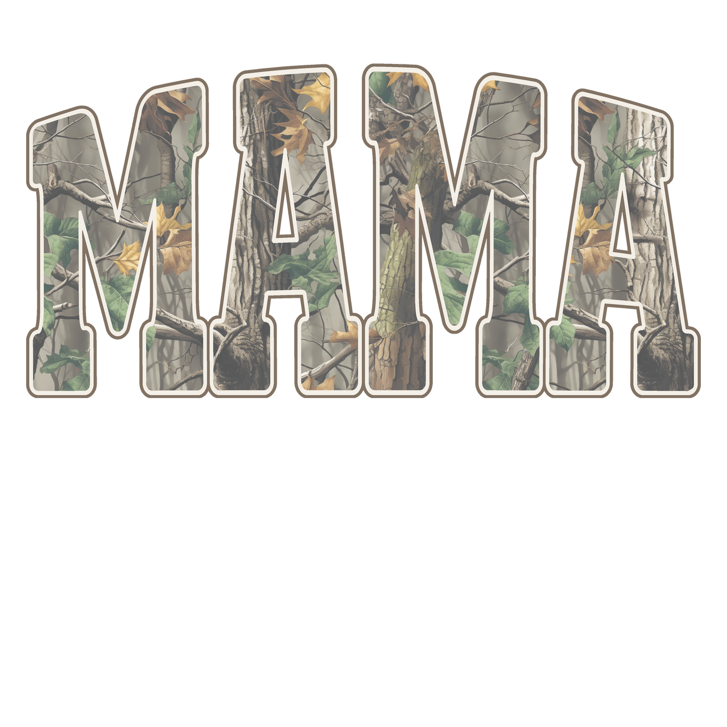 Camo MAMA DTF Transfer