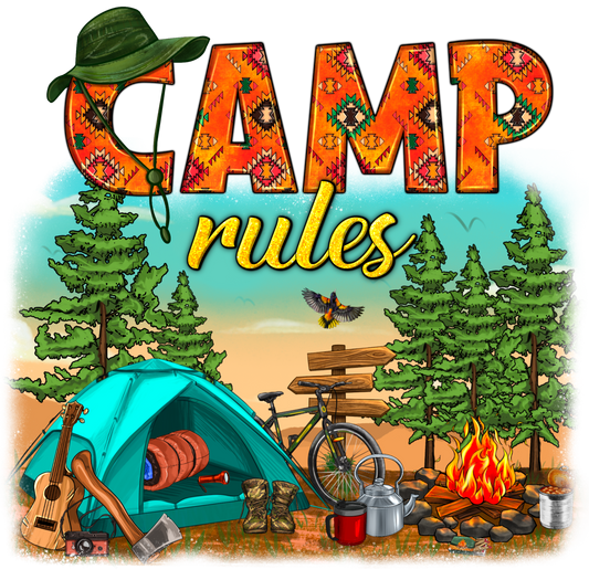 Camp Rules DTF Transfer