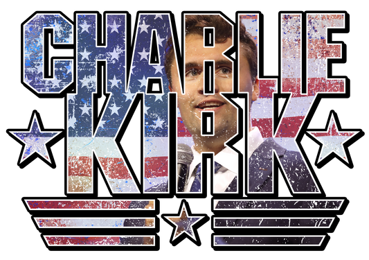 Charlie Kirk DTF Transfer