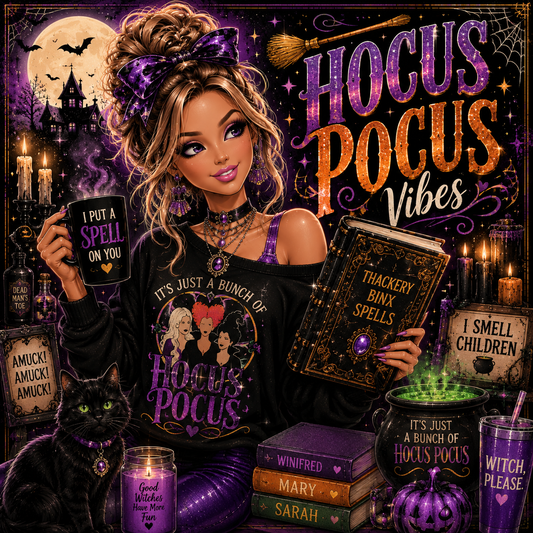 Hocus Pocus Vibes DTF Transfers