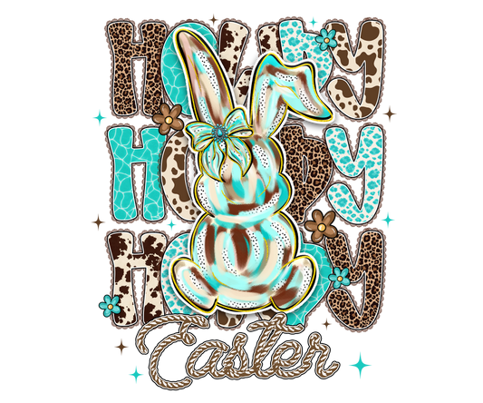 Hoppy Easter DTF Transfer