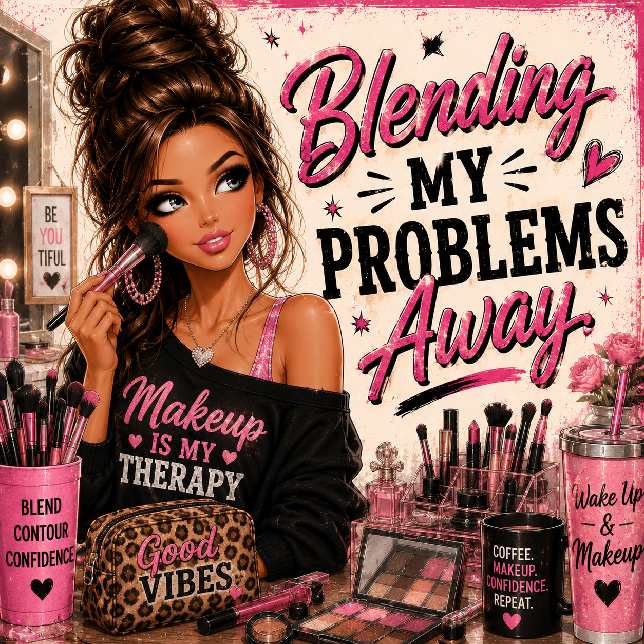 Blending my Problems away DTF Transfers