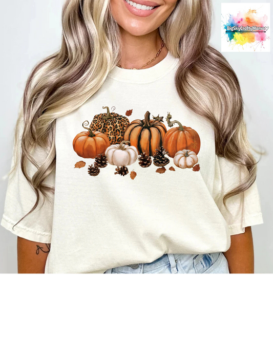 Pumpkin & Pinecones T-Shirt