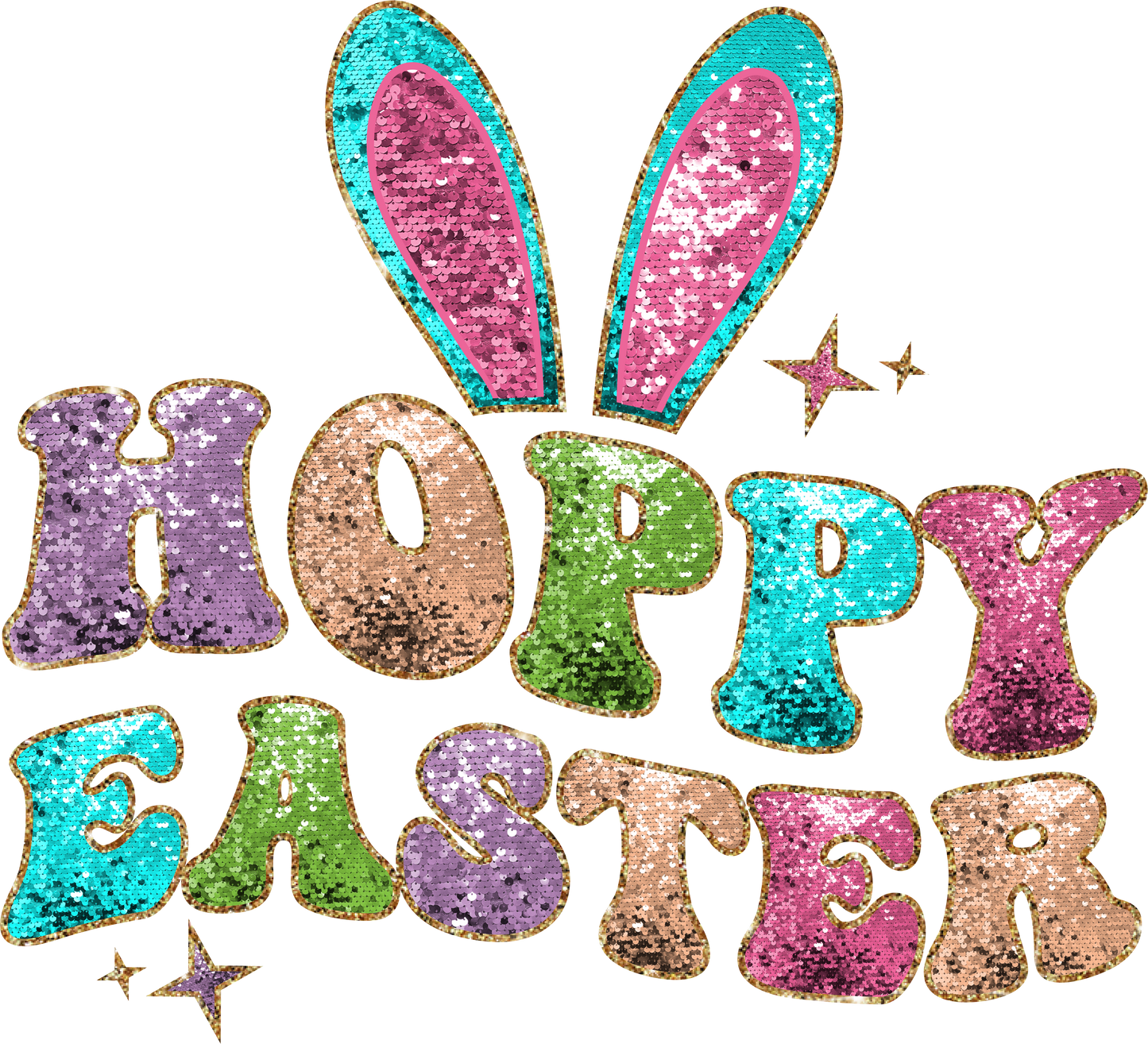 Sequence Hoppy Easter DTF Transfer