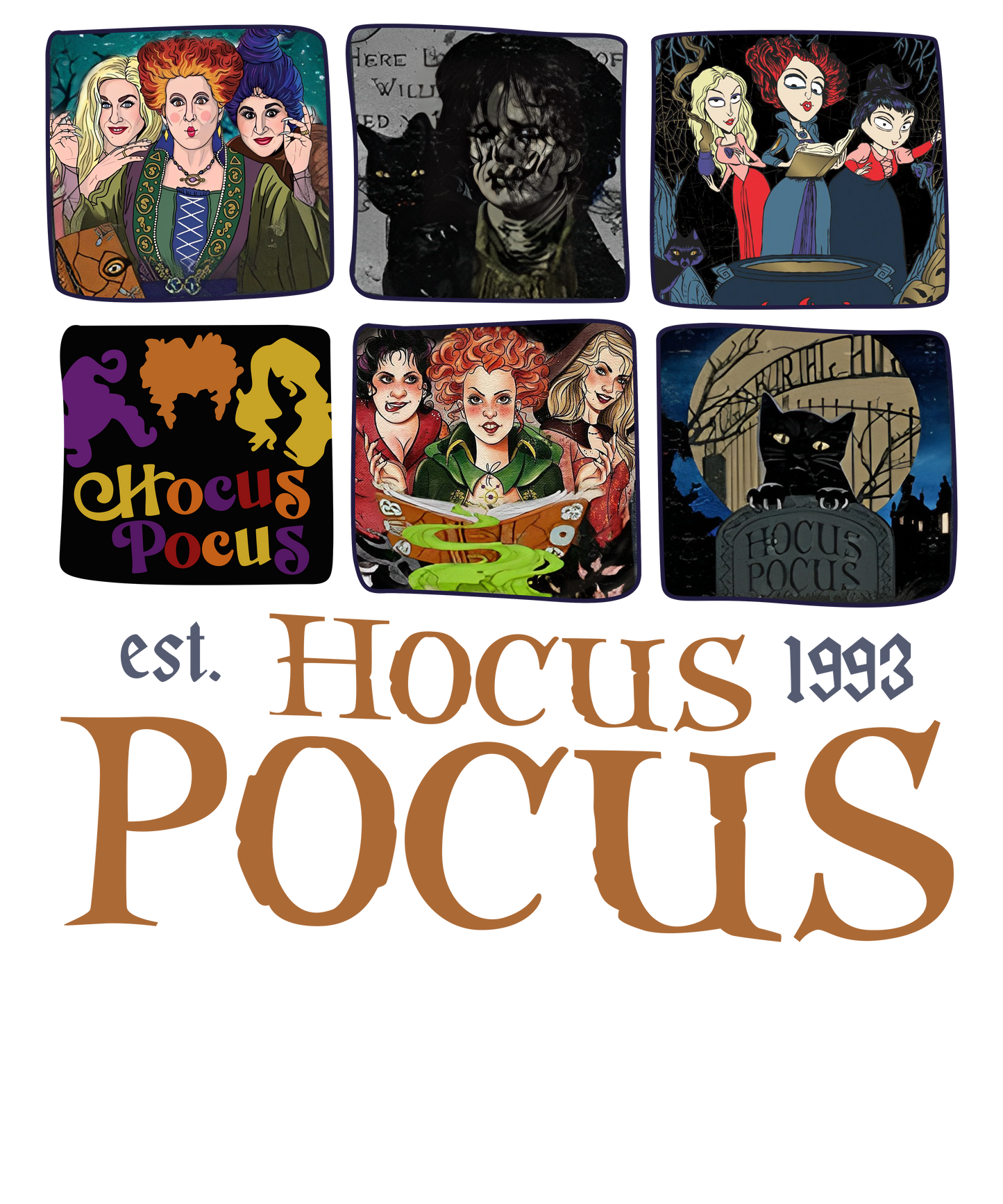 Hocus Pocus EST. 1993 DTF Transfer