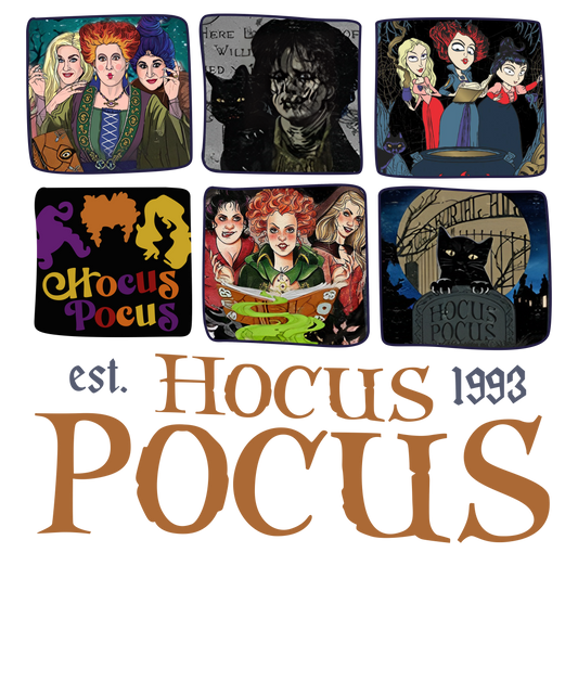 Hocus Pocus EST. 1993 DTF Transfer