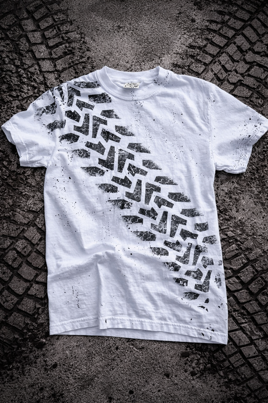 Painted Tire Tread Tee's