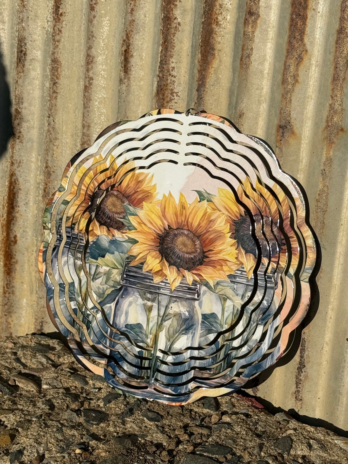 Sunflower Wind Spinners
