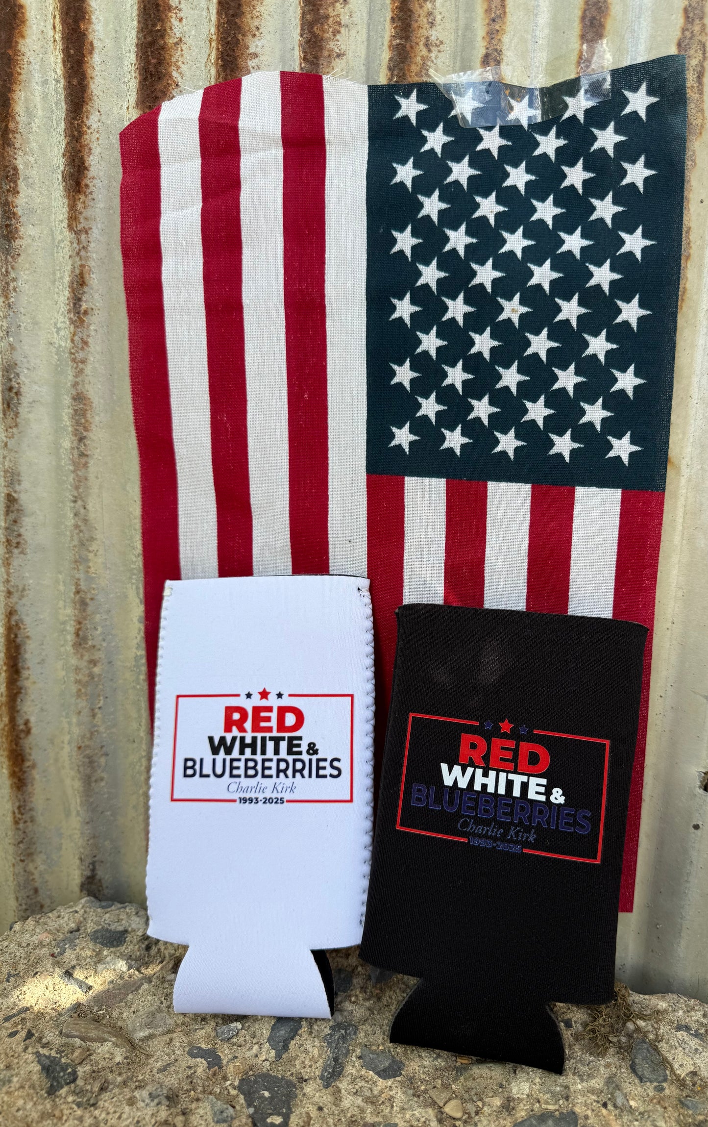 Red, White & Blueberries Koozies