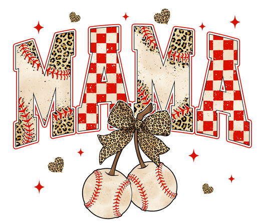 Baseball MAMA DTF Transfer