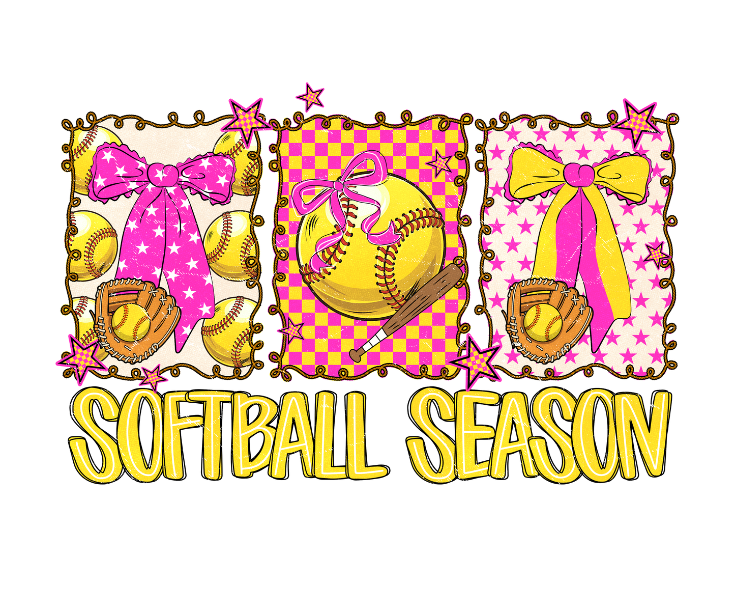 Softball season DTF Transfer
