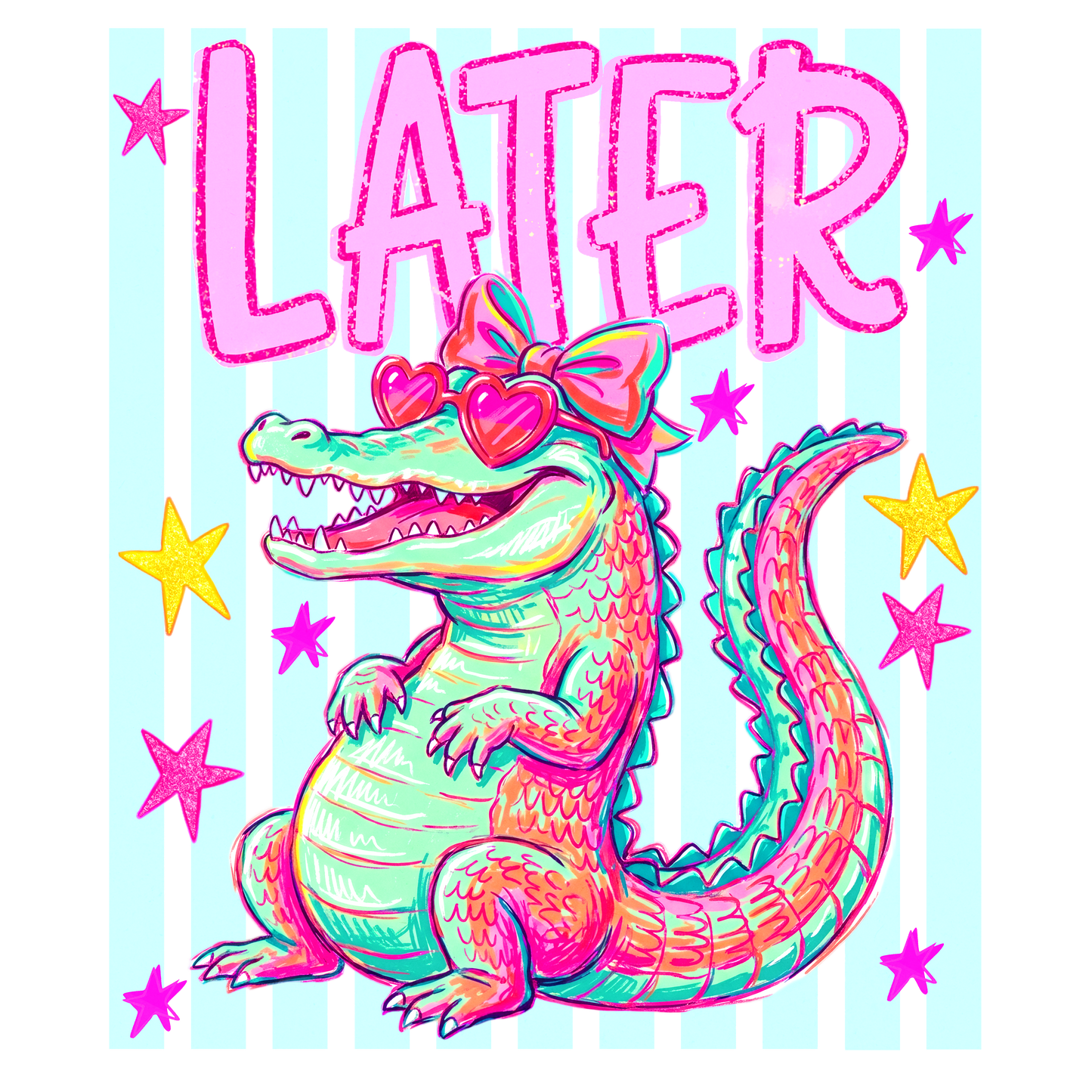 LATER Gator DTF Transfer