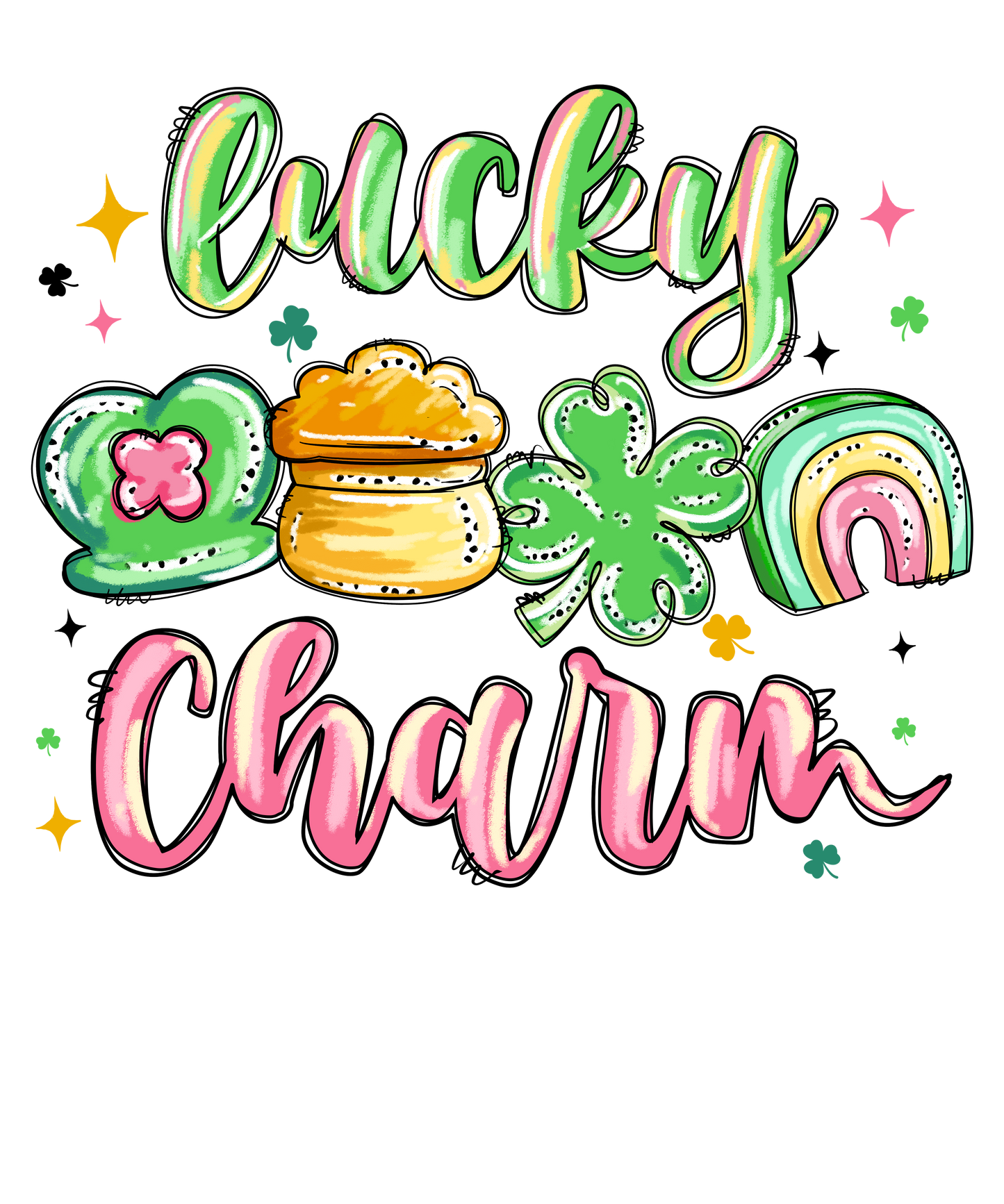 Lucky Charm DTF Transfer