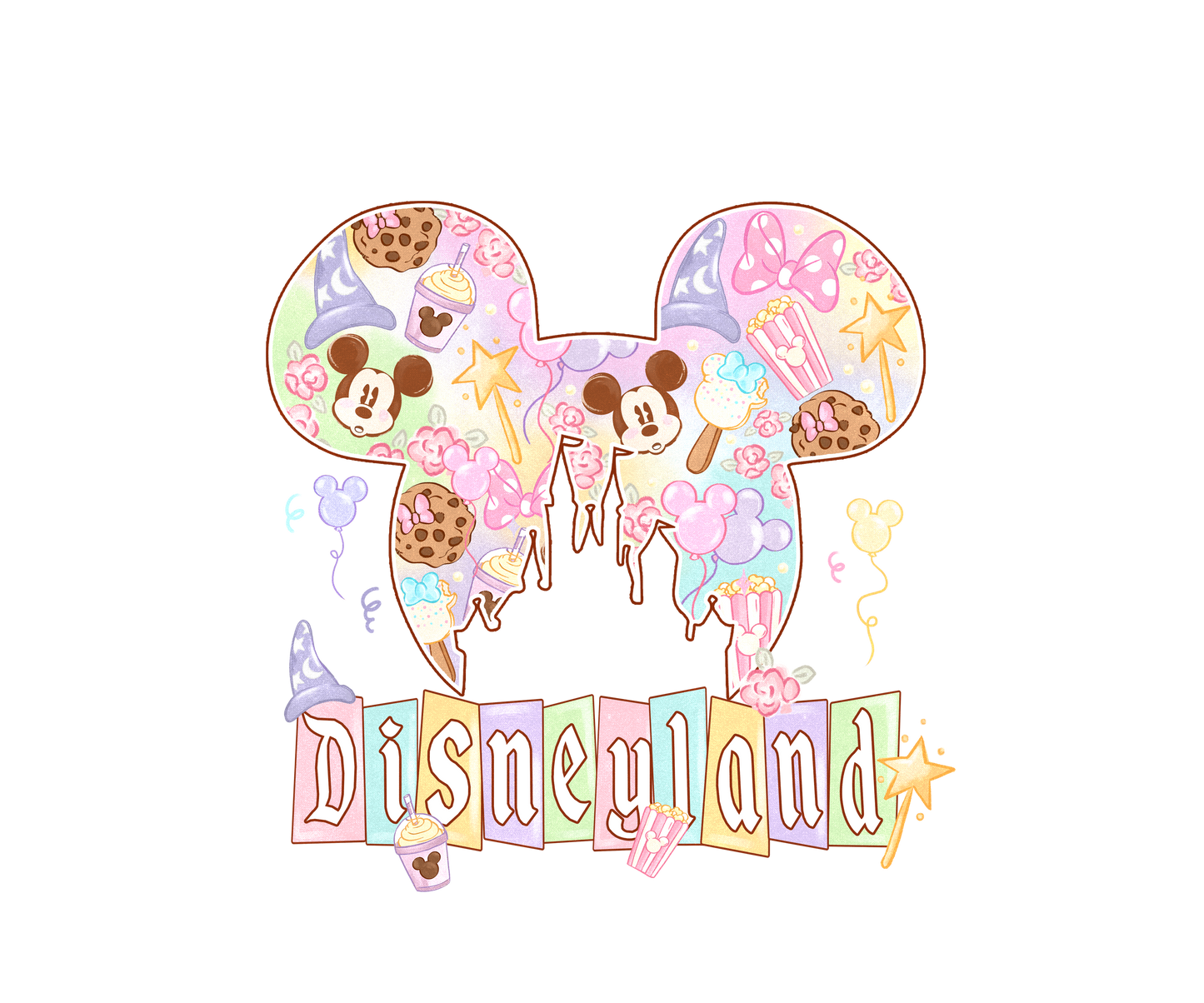 Disneyland DTF Transfer