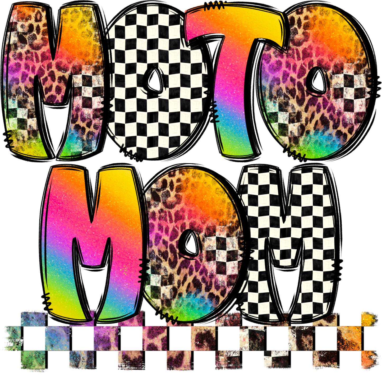 Moto Mom DTF Transfer