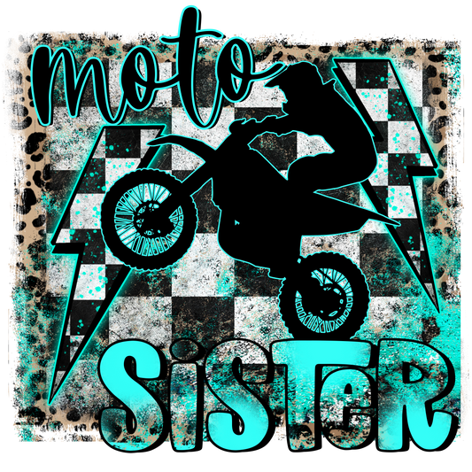 Moto Sister DTF Transfer