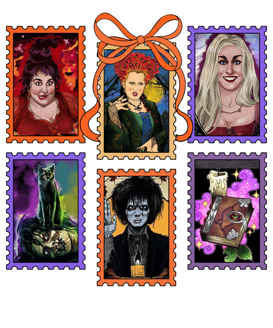 Hocus Pocus stamps DTF Transfer