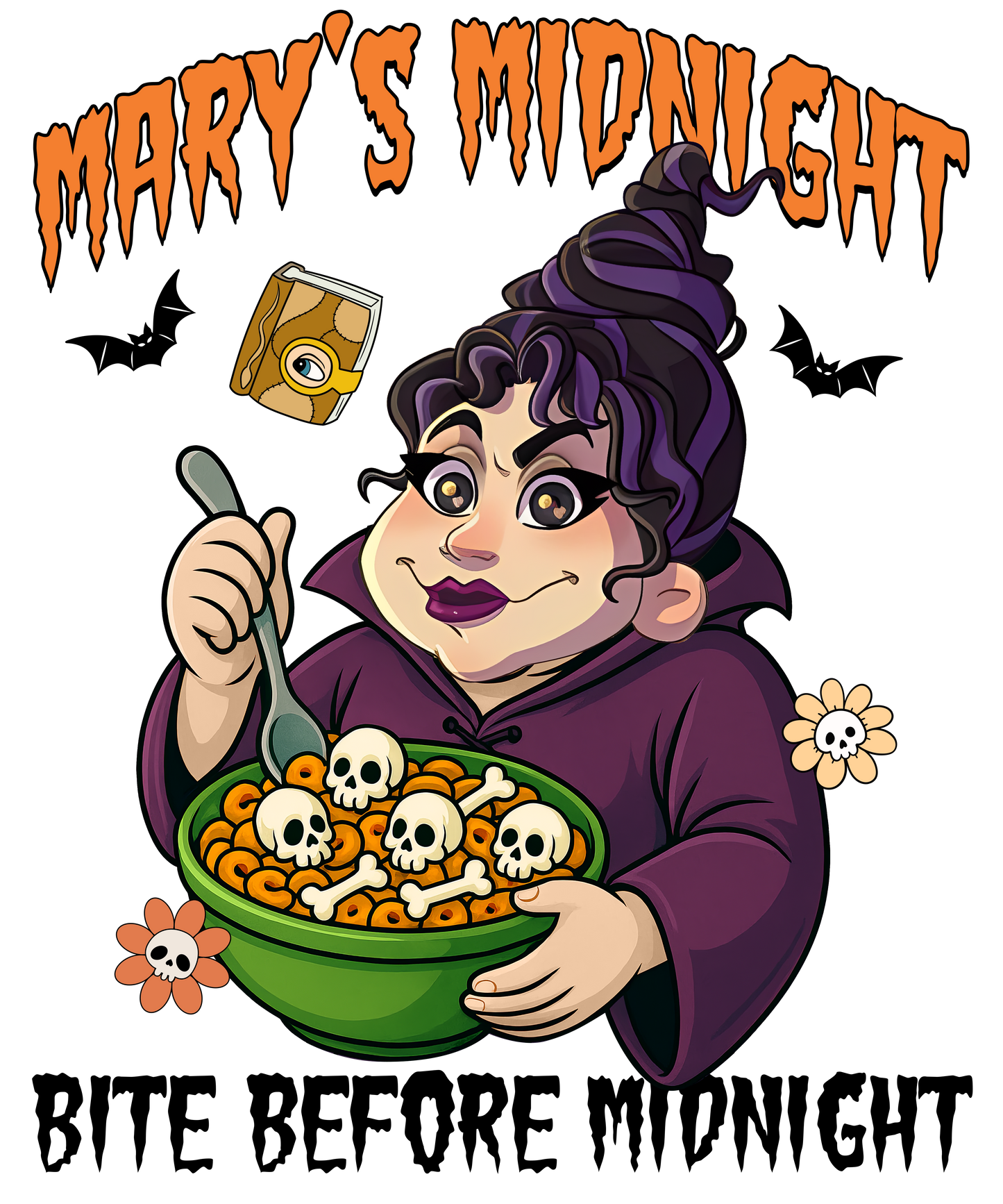 Mary's Midnight Bite DTF Transfer