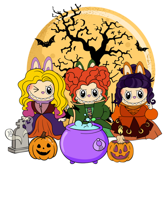 Hocus Pocus Lububu  DTF Transfer