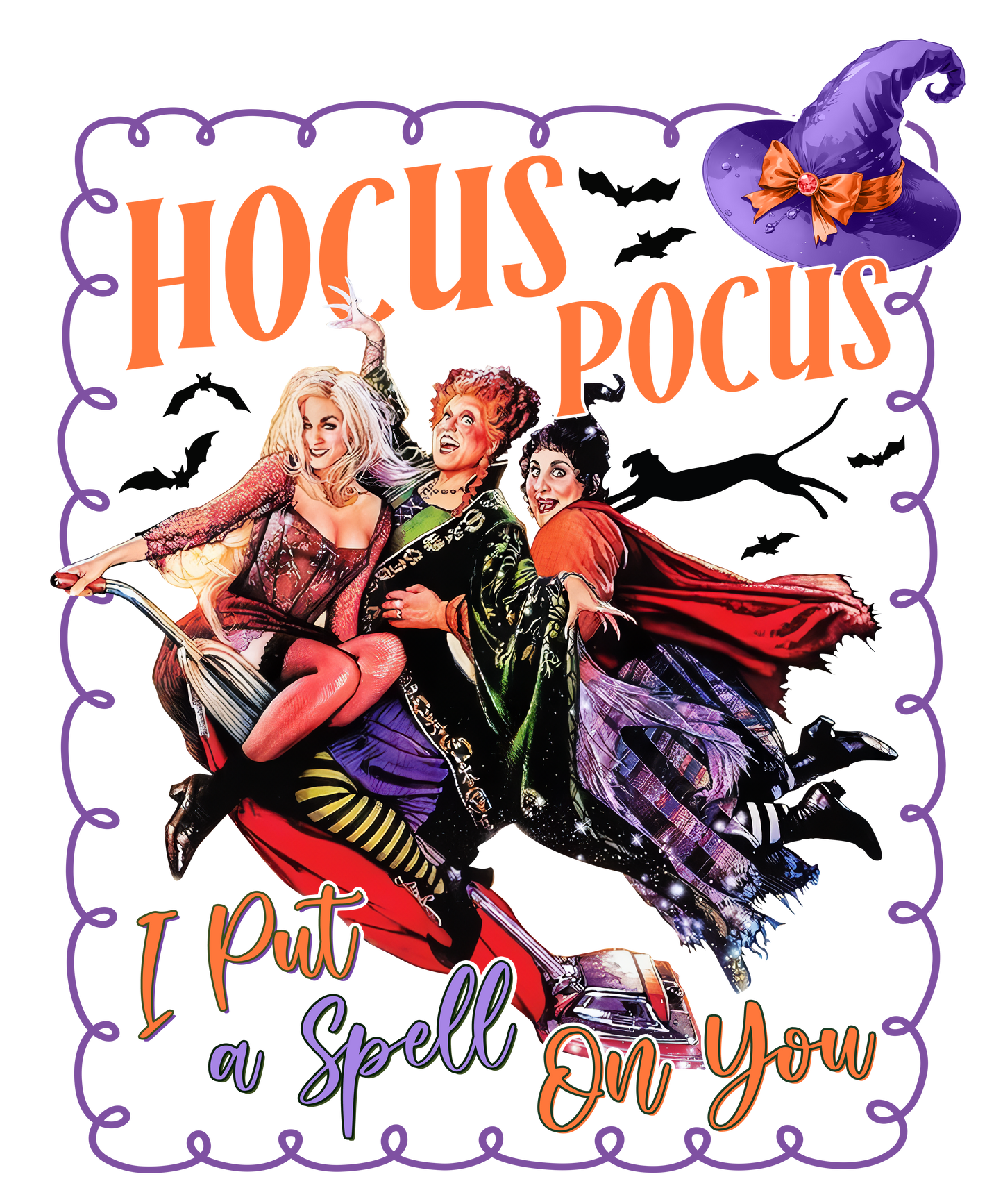 I put a spell on you DTF Transfer