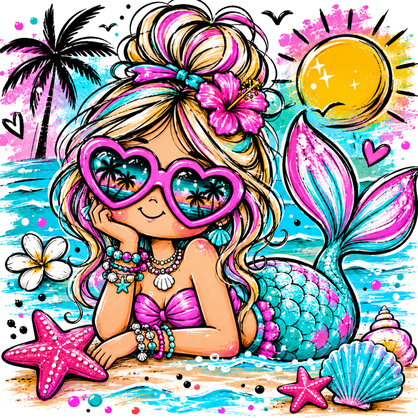 Mermaid DTF Transfer